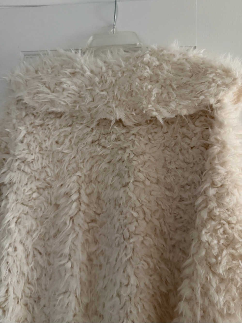 MISSLOOK Ivory Plush Teddy Coat - Picture 5 of 5